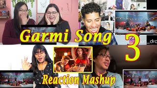 GARMI SONG Reaction By Foreigners  Street Dancer  American reaction and more  Mashup Part 3 [upl. by Deraj]