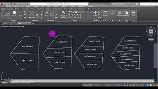 AUTOCAD  SUBDIVIDIR POLIGONO EN PARTES O SUPERFICIES IGUALES EN CIVILCAD [upl. by Dragde]