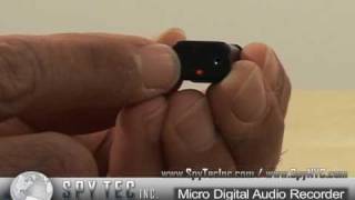 The Smallest Hidden Audio Recorder  Micro Digital Audio Recorder Review [upl. by Park]