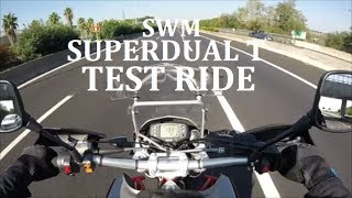 SWM SuperDual T Test Ride Completo [upl. by Tnarb]