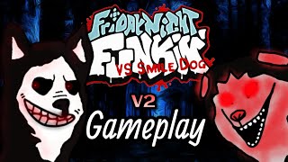 Friday Night Funkin FNF VS Smile Dog V2 Full Gameplay [upl. by Wynn]