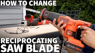 Black amp Decker Electric Knife Slice Right How to Install  Change Blade [upl. by Ahsina]