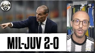 Surclassati Non ci sono alibi Juve mediocre  Avsim Post MilanJuventus 20 [upl. by Naz551]