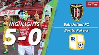 Bali United Vs Barito Putera 50 All Goal amp Highlights [upl. by Hoisch]