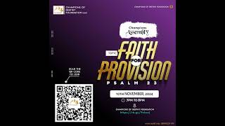 Faith for Provision [upl. by Rovit]