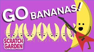 Go Bananas  Camp Song  Scratch Garden [upl. by Mccallion]