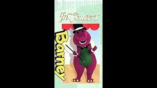 Barney  Barney In Concert 2000 VHS Rip [upl. by Kinnie]