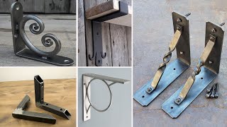 90 DIY Shelf Brackets – How To Build A Shelf Bracket  Metal shelves brackets [upl. by Staci]