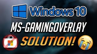 How to Fix Error msgamingoverlay  Youll Need a New App to Open This MS Gaming Overlay [upl. by Lednahc]