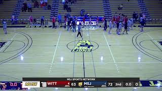 MSJ Mens Basketball vs Wittenberg [upl. by Lavine]