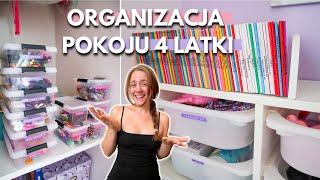 OGROMNA ORGANIZACJA I ODGRUZOWANIE POKOJU 4 LATKI 👧🏼🧹🧽 [upl. by Hilaria]