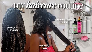 MY NATURAL HAIRCARE WASH DAY ROUTINE for Length Retention  How to grow long healthy natural hair [upl. by Orapma]