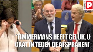 Wilders en Timmermans ZIJN HET EENS Van Vroonhoven NSC maakt er EEN PUINHOOP van [upl. by Ettesoj]