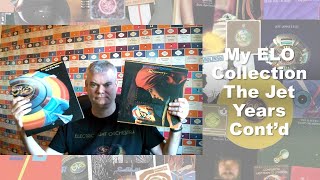 My ELO Vinyl Collection Part 5  The Jet Years Contd [upl. by Kern597]