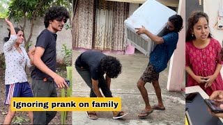 Ignoring prank on family 😂  funny [upl. by Aztiley748]