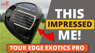 One Of The Straightest Drivers Ive Hit Tour Edge Exotics EXS PRO Driver [upl. by Niltyak]