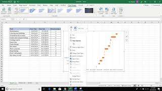 How to Make a Construction Scheduling Bar Graph in Excel [upl. by Tower394]