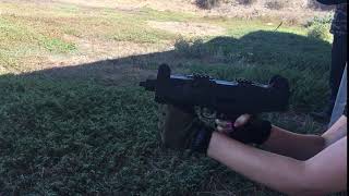 EKOL full automatic blank firing 9mm [upl. by Claretta627]