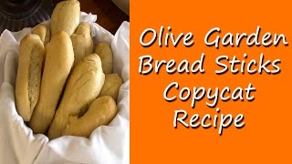 Olive Garden Bread Sticks Copycat Recipe [upl. by Atival]