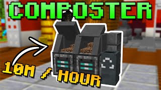 How To Make The Most Money With Composter  Hypixel Skyblock [upl. by Eltsyrhc]