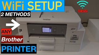 Brother Printer WiFi Setup 2 Methods [upl. by Cram]