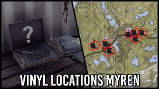 All Vinyl Spawn Locations on Myren  Vigor [upl. by Baldridge]