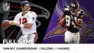 1998 NFC Championship Game Atlanta Falcons vs Minnesota Vikings NFL Full Game [upl. by Euqinom]