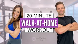 LowIntensity Fat Burner 20Minute WalkAtHome Workout [upl. by Esilram887]