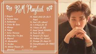 BTS RM Playlist 2021  Solo amp Cover songs [upl. by Ecirpak]