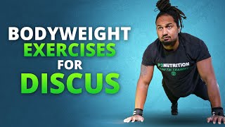 Top 5 Bodyweight Exercises for Discus [upl. by Dyanne]