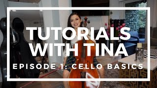 Tina Guo Cello Tutorial  CELLO BASICS Episode 1 [upl. by Kirwin140]