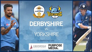 🔴 LIVE  Derbyshire vs Yorkshire Vikings [upl. by Ratcliffe]