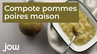 Recette de la compote pommes poires maison [upl. by Eimmas511]