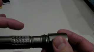 Guidesman Single AA Cree LED Flashlight Review [upl. by Cassil910]