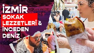 İZMİR SOKAK LEZZETLERİNİ DENEDİK VE URLAYA DENİZE GİTTİK VLOG 1 [upl. by Marne]