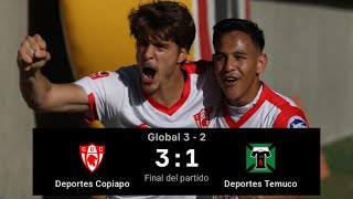 Deportes Copiapo 3 Vs 1 Deportes Temuco  Resumen Y Goles  Campeonato PlanVital 2021 [upl. by Marceau]