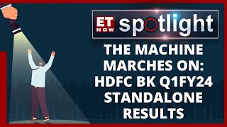 HDFC Bank Q1FY24 Results Meet Market Expectations Heres How Bank Performed  HDFC Bank  ET Now [upl. by Edivad]