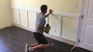 How to Install Wainscoting [upl. by Pasquale]