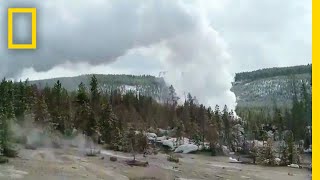 World’s Most Powerful Geyser Erupts Three Times After Years of Quiet  National Geographic [upl. by Roosnam]