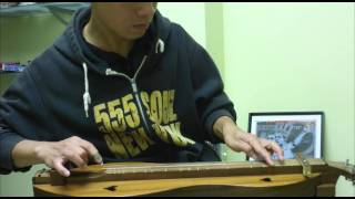 Medley GreensleevesScarborough Fair on McSpadden Ginger dulcimer HD [upl. by Orutra]