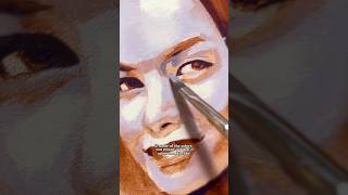 SkinPainting Demo ON A REAL PORTRAIT ✨🎨 howtopaint [upl. by Ihsar]