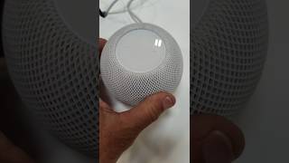 Apple homepod mini smart speaker that has sound recognition and temperature and humidity sensing [upl. by Thom770]