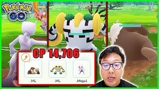 The HIGHEST CP Team Ever in Go Battle Master League in Pokemon GO [upl. by Cordell]