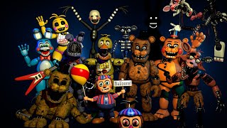 FNAF 2 CHARACTERS SING FNAF SONG ENGLISH [upl. by Isoj]