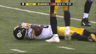 Antonio Brown knocked out by Vontaze Burfict HD [upl. by Anitsirk]