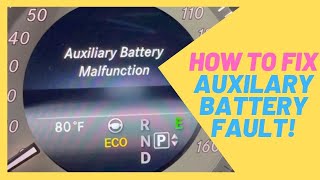 Mercedes Auxiliary Battery Malfunction EASY FIX [upl. by Trelu83]