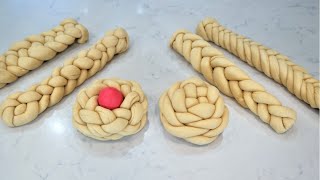 Bread Braiding  Сплитане на козунак по 6 различни начина [upl. by Xel]