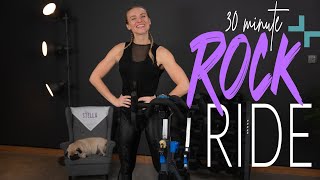 ENERGIZING ROCK RIDE  30 Minute Indoor Cycling Workout [upl. by Nohtan498]