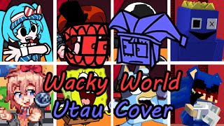 Wacky World but Different Characters Sing It FNF Wacky World but Everyone Sings It  UTAU Cover [upl. by Hsiwhem]