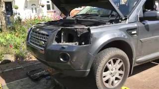 Front bumper removal on Freelander 2LR2 [upl. by Yslek]